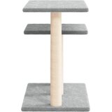  Grebalica za mačke s platformama svjetlosiva 62,5 cm | shoptok.hr