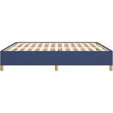  Okvir za krevet bez madraca plavi 160x200 cm od tkanine | shoptok.hr