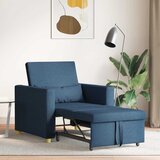 SOFA na razvlačenje Singl Plava 90 x 165 x 87 cm tkanina | shoptok.hr