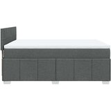  Krevet s oprugama i madracem tamnosivi 140x190 cm od tkanine | shoptok.hr
