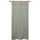 Really Nice Things Zelena zavesa Linen Cuture Cortina Hogar Green Vichy Cene