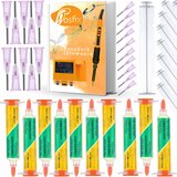 Rosfix SET TOPILNI GEL NC-559-ASM – 10X 10CC BRIZGA, 20X IGLA, 10X BAT | ZA BGA IN SMD LUTANJE, (5000036424) | Shoptok.si