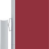 vidaXL Zložljiva stranska tenda rdeča 200x1000 cm | Shoptok.si