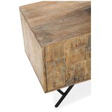 MOME TV omarica iz masivnega manga v naravni barvi 175x55x40 cm Priya – | Shoptok.si
