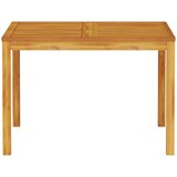  Vrtni set za objed 5 kom. Smeđa Čvrsto drvo akacije 110 x 110 x 75 cm | Shoptok.si