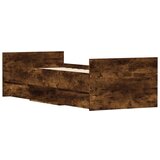  Kreveta s uzglavljem i podnožjem boja hrasta 75 x 190 cm | shoptok.hr