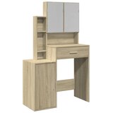  Toaletni stolić s ormarićem boja hrasta sonome 80x35x132 cm | shoptok.hr