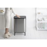 Brabantia Željezna kanta za smeće za odvojeni otpad/na dodir u mat srebrnoj boji 60 l Bo Touch Bin Hi – | shoptok.hr