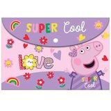 Luna Luna: Plastična mapa z gumbi Peppa Pig, velikost A4 | Shoptok.si