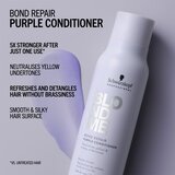 Schwarzkopf Professional Blondme Bond Repair Purple Conditioner vijoličen balzam za blond lase 250 ml | Shoptok.si