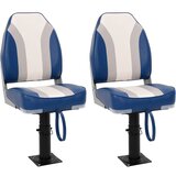 vidaXL 4-dijelni set sklopivih sjedala za brod s visokim naslonom | shoptok.hr
