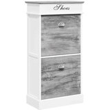 Ormarić za cipele sivi 50 x 28 x 98 cm od drva paulovnije | Eponuda.com