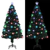  Osvijetljeno božićno drvce sa stalkom i LED 150 cm optička vlakna | shoptok.hr