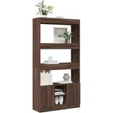 vidaXL Visoka komoda boja smeđeg hrasta 92x33x180cm konstruirano drvo | shoptok.hr