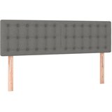  box spring s madracem LED tamnosivi 140x190 cm tkanina | shoptok.hr