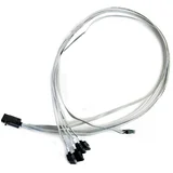 Microsemi I-HDMSAS-4SATA-SB.8M 0.8 m 6 Gbit /s Grey