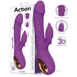 Action Fliper Triple Motor Vibrator with Thrusts & Double Pulsation Purple | Shoptok.si