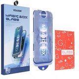  Kaljeno staklo 6D Pro Veason Easy-Install Glass – za iPhone 13 Pro Max / iPhone 14 Plus crno | shoptok.hr