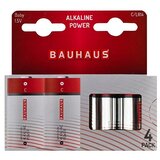 BAUHAUS Alkalna baterija POWER Baby C LR14 (Baby C, Alkalna (mangan), Število: 4 kos) | Shoptok.si