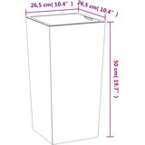  Sadilica s uklonjivom unutrašnjosti antracit 11/26,5 L PP | shoptok.hr