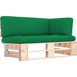 The Living Store Vrtni kotni kavč iz palet impregnirana borovina - Kotni Kavč Iz Palet, (21427735) Cene