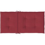  Jastuci za vrtne stolice 4 kom boja vina 100x50x3 cm od tkanine | shoptok.hr