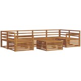  Set vanjskih sofa 7 kom. Prirodna Čvrsto drvo akacije | shoptok.hr