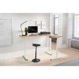 MID.YOU pisalna miza kovina, leseni material bela, barve hrasta | Shoptok.si