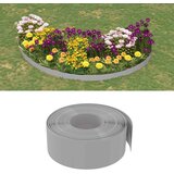  Vrtna obroba 3 kosa siva 10 m 20 cm polietilen, (20757978) | Shoptok.si