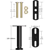 KOVNISE 4x Nastavljive noge za posteljni okvir 120–180mm | Shoptok.si