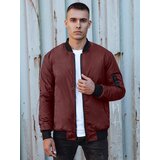 DStreet Kurtka męska bomber jacket bordowa | Eponuda.ba