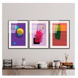 WALLXPERT dekorativna slika od kaljenog stakla (3 komada) uv 940 45 x 65 Cene