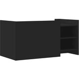  Stolić za kavu crni 100 x 50 x 50 cm od konstruiranog drva | shoptok.hr