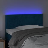  LED uzglavlje tamnoplavo 80 x 5 x 78/88 cm baršunasto | shoptok.hr