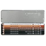  Umjetničke drvene uljane boje Cretacolor 6 kom u metalnoj kutiji | shoptok.hr