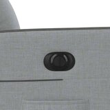 vidaXL Električni naslanjač svetlo sivo blago | Shoptok.si