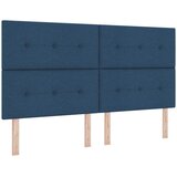 Krevet s opruga kutije s uzglavljem Plava 180 x 200 cm tkanina | shoptok.hr