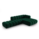 Micadoni Home Temno zelena kotna sedežna garnitura (desni kot) Lupine – | Shoptok.si