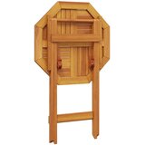  Sklopivi vrtni stol Ø60x75 cm od masivnog bagremovog drva | shoptok.hr