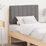  Tapecirani uzglavlje s uzglavljem Smeđa i svijetlosiva 75 cm | shoptok.hr