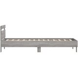  Okvir za krevet s uzglavljem boja sivog hrasta sonome 75x190 cm | shoptok.hr