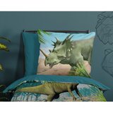 Good Morning Zelena/plava pamučna dječja posteljina za krevet za jednu osobu 140x200 cm Dino – | shoptok.hr