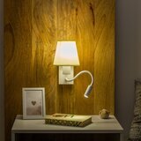  Brilagi - LED zidna lampa NUBILA 1xE27/25W/230V + LED/3W bela/krem | Eponuda.com