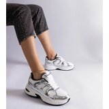 Gemre White-silver Ena sports sneakers | Shoptok.si
