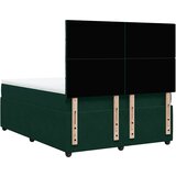  Krevet s oprugama i madracem tamnozeleni 140x200 cm baršunasti | shoptok.hr