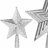 springos božićni ukras "Zvijezda", 14,5 cm, srebrna | shoptok.hr