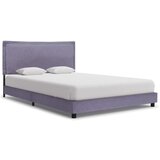 vidaXL Posteljni okvir brez vzmetnice svetlo siva tkanina 135x190 cm Cene