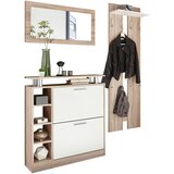 CARRYHOME PREDSOBA bela, hrast sonoma | Shoptok.si