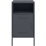 vidaXL Nočna omarica 2 kosa antracit 36x39x68 cm hladno valjano jeklo | Shoptok.si