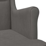  Fotelja Tamnosiva Baršun | shoptok.hr